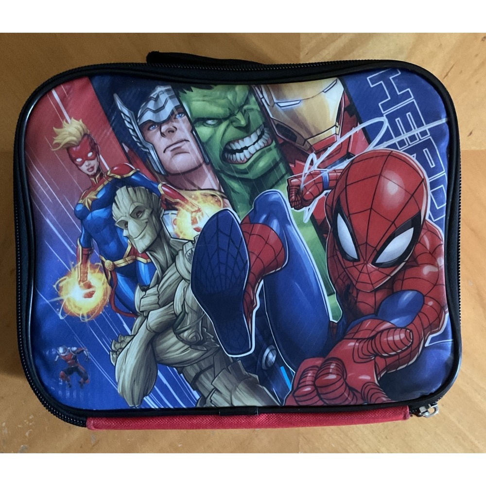 Marvel Avengers Insulated Lunch Box Bag Soft‎ Side 9x7.5x3